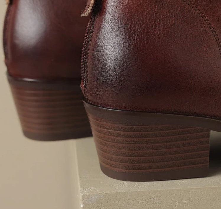 Compra 1 par de Botas Elegantes con Cremallera Trasera y llévate 1 Bolsa Exclusiva Premium BlomLane™