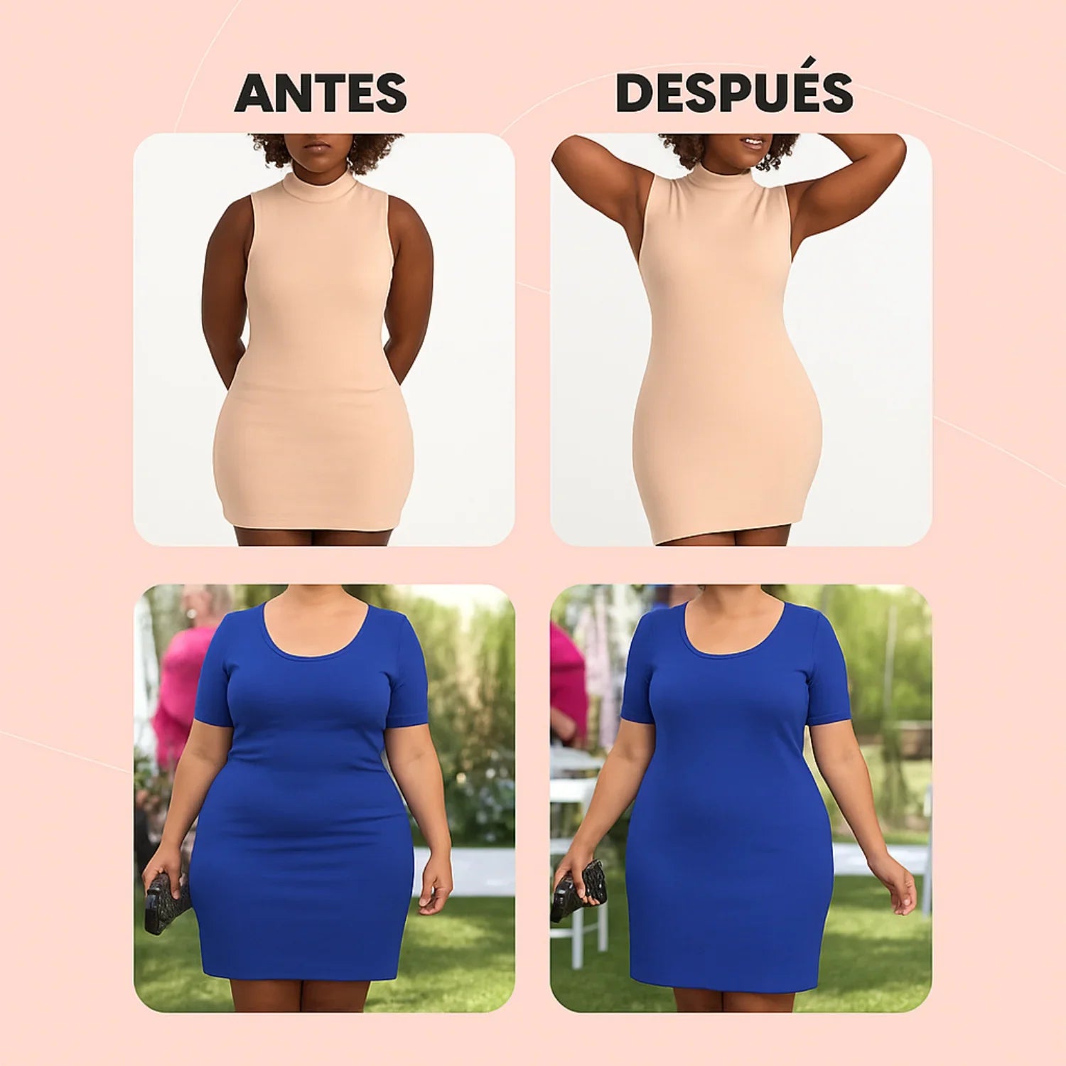 Compra 1 Faja Short invisible moldeador invisible y llévate 1 top deportivo negro exclusivo de BlomLane™