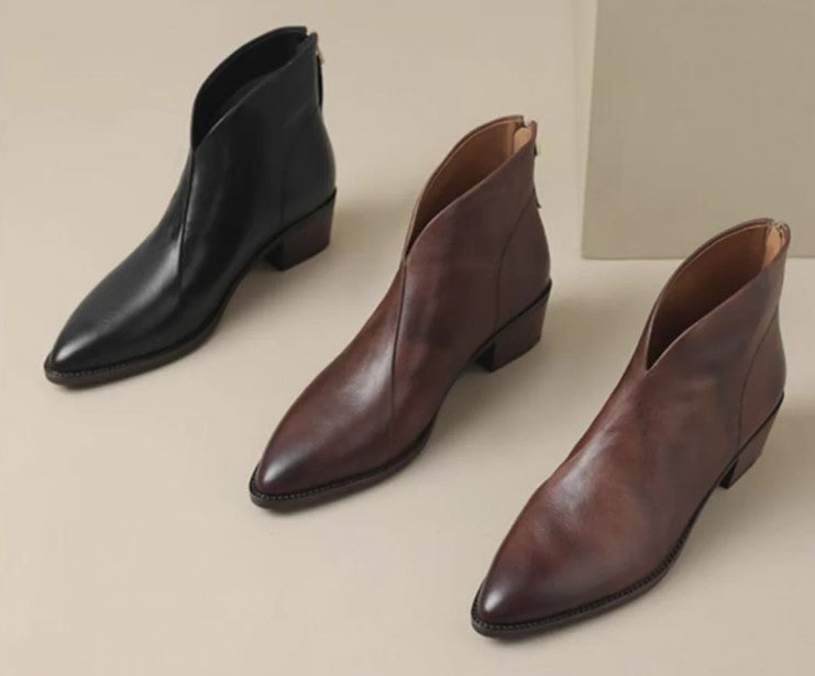 Compra 1 par de Botas Elegantes con Cremallera Trasera y llévate 1 Bolsa Exclusiva Premium BlomLane™