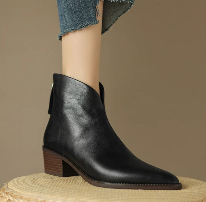 Compra 1 par de Botas Elegantes con Cremallera Trasera y llévate 1 Bolsa Exclusiva Premium BlomLane™