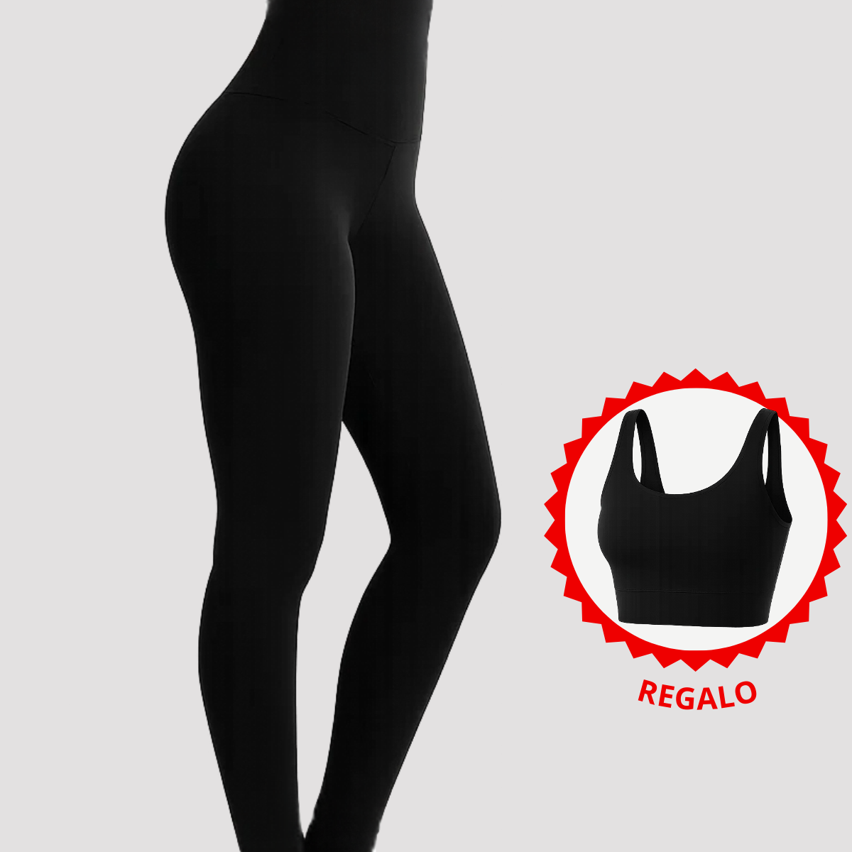 Compra 1 legging moldeador y llévate 1 top deportivo negro BlomLane™ exclusivo