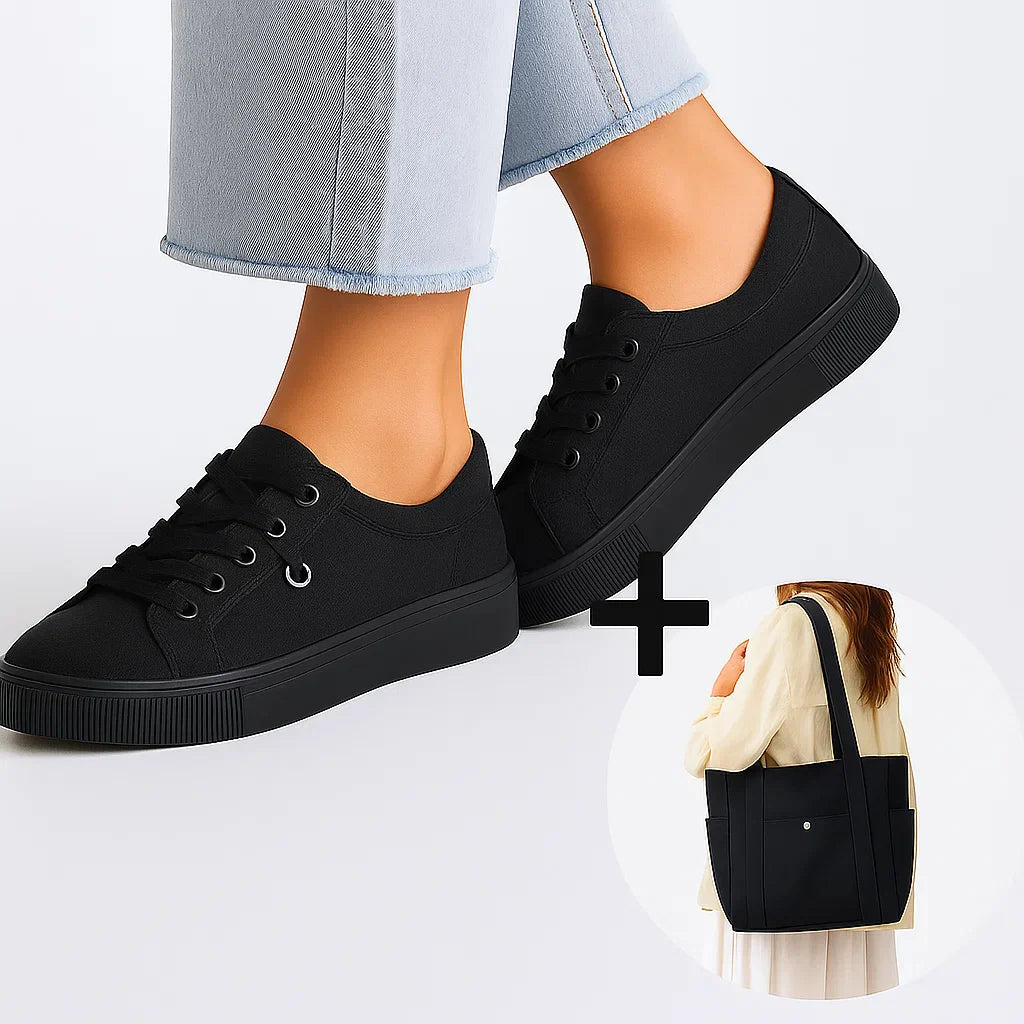 Compra Zapatos ortopédicos transpirables y llévate 1 bolso negro exclusivo gratis