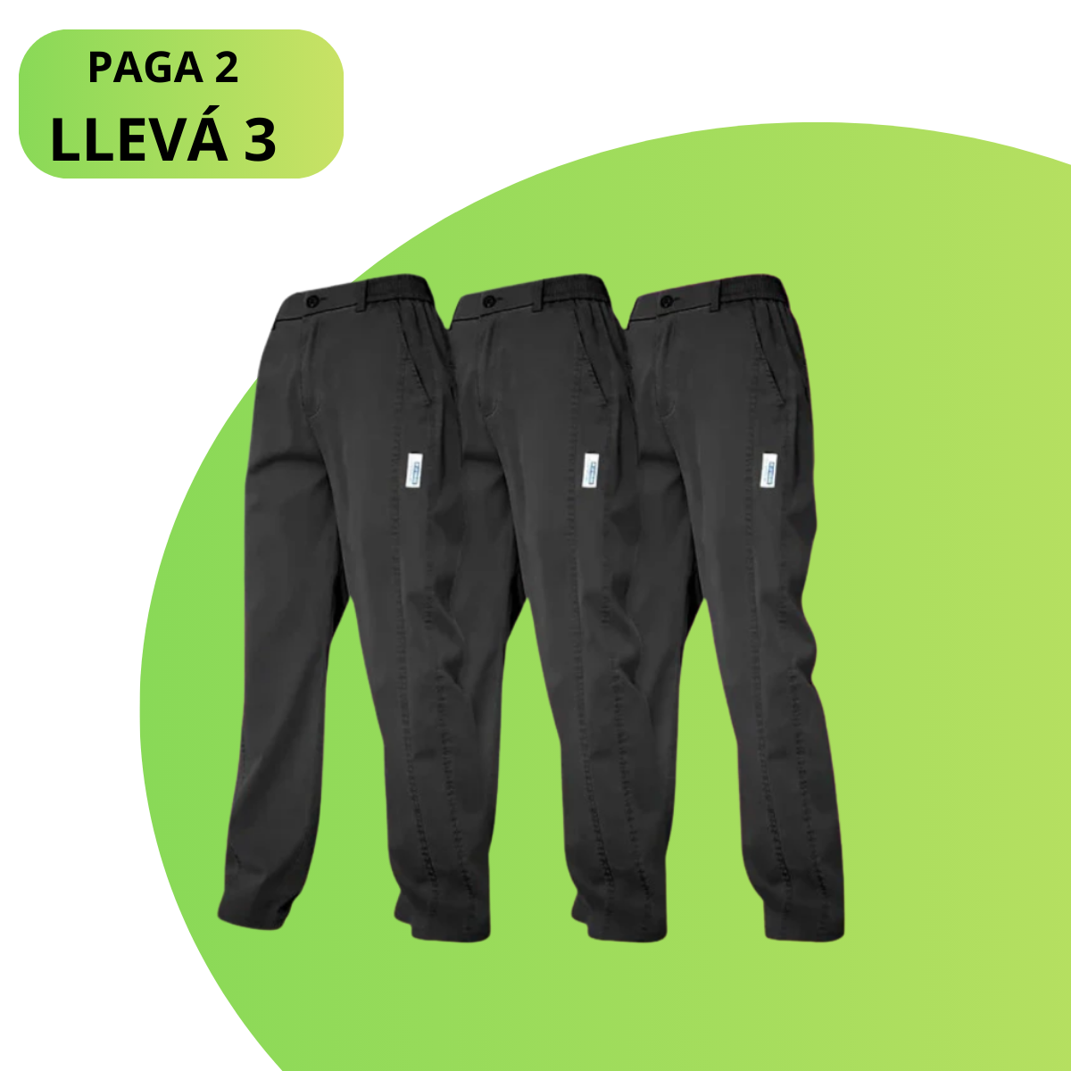 Pantalones Seda Fría + Poliéster - Llevate 3, pagá sólo 2