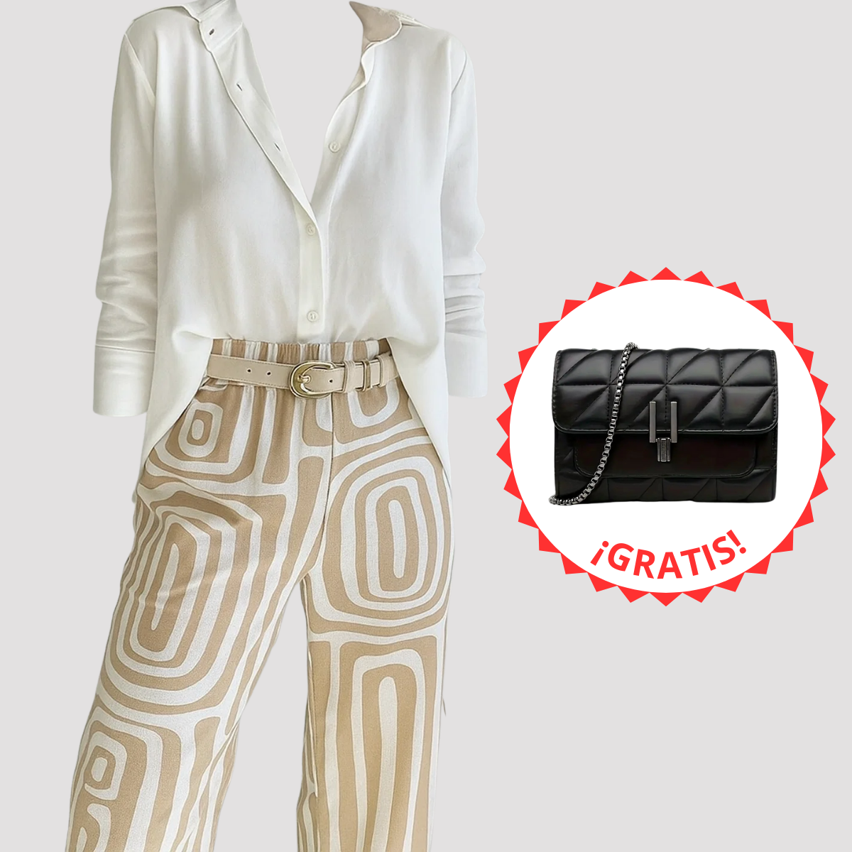 Compre 1 Conjunto Sofisticado de 2 Piezas y obtenga 1 bolsa premium GRATIS