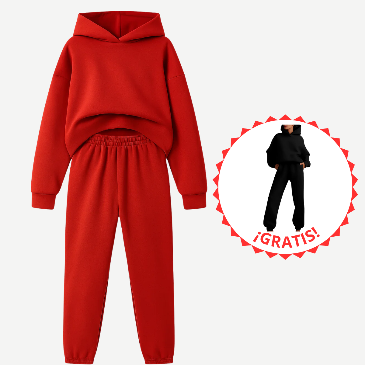 Compra 1 Conjunto de Chándal de 2 Piezas y llévate 2 (tu color favorito + BlomLane™ negro clásico)