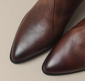 Compra 1 par de Botas Elegantes con Cremallera Trasera y llévate 1 Bolsa Exclusiva Premium BlomLane™