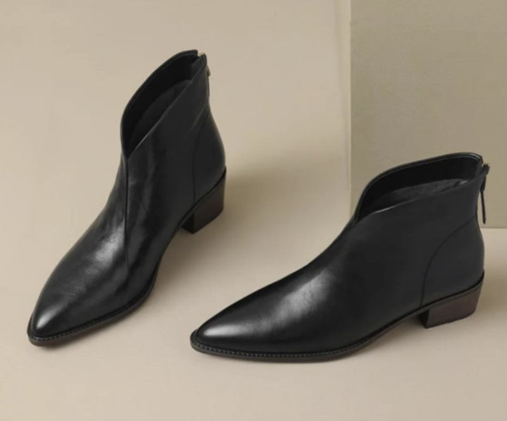 Compra 1 par de Botas Elegantes con Cremallera Trasera y llévate 1 Bolsa Exclusiva Premium BlomLane™