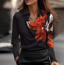 Compra 1 Blusa Elegante de Satén con Falda Drapeada y llévate 1 Par de Aretes Exclusivos BlomLane™