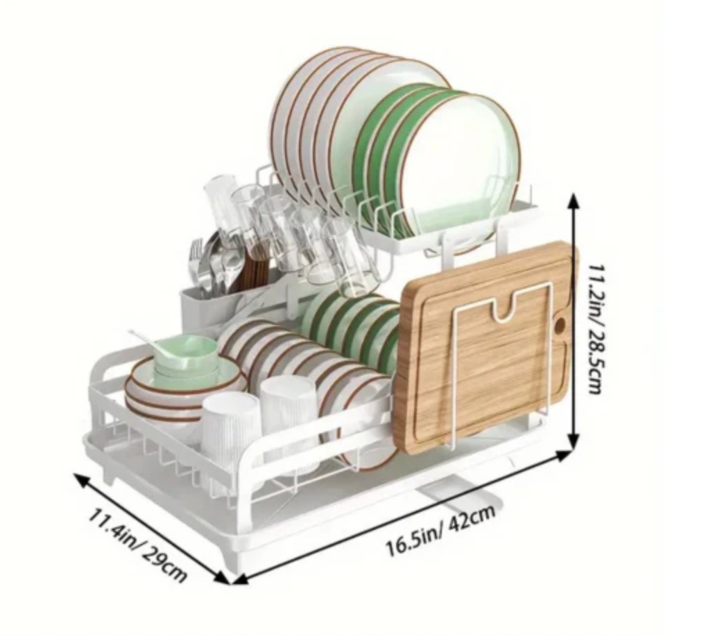 Escurridor 3 en 1 de Acero Inoxidable Multifuncional con Asas Plegables y Base Antideslizante +REGALO: Kit de Utensilios de Cocina