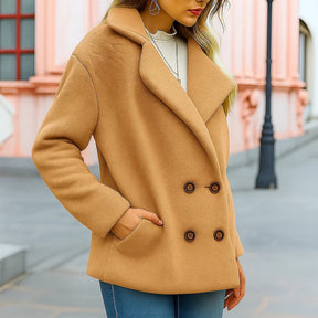 Compra 1 Chaqueta de Invierno Suelta y Linda con Botones y gana 1 bufanda exclusiva BlomLane™