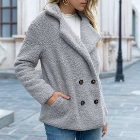 Compra 1 Chaqueta de Invierno Suelta y Linda con Botones y gana 1 bufanda exclusiva BlomLane™