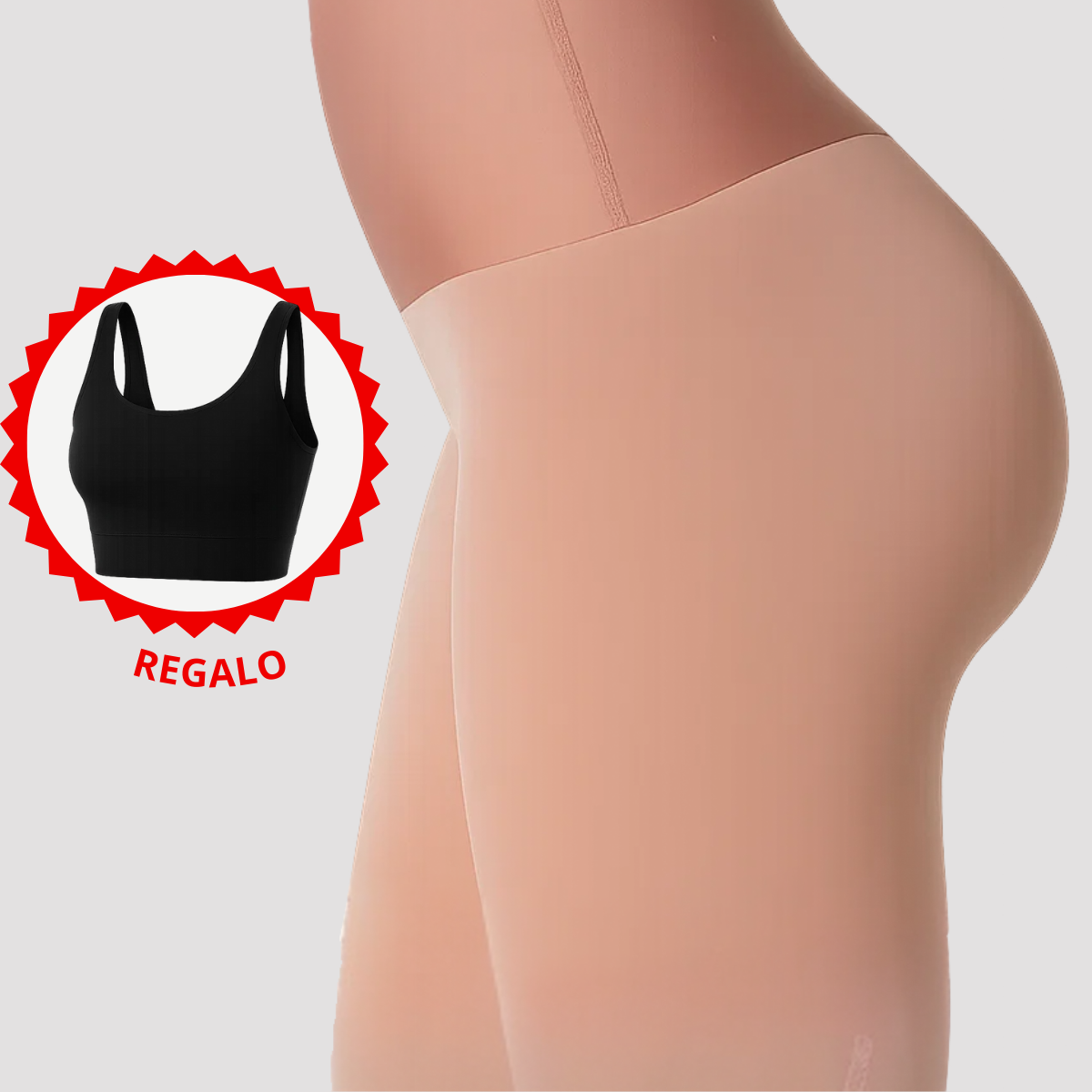 Compra 1 Faja  Short invisible moldeador invisible y llévate 1 top deportivo negro exclusivo de BlomLane™