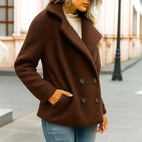 Compra 1 Chaqueta de Invierno Suelta y Linda con Botones y gana 1 bufanda exclusiva BlomLane™