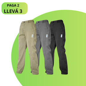 Pantalones Seda Fría + Poliéster - Llevate 3, pagá sólo 2