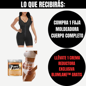 Compra Faja Moldeadora Cuerpo Completo Y Gana 1 Crema Reductora Exclusiva BlomLane™