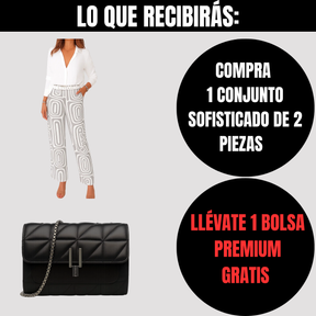 Compre 1 Conjunto Sofisticado de 2 Piezas y obtenga 1 bolsa premium GRATIS
