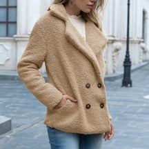 Compra 1 Chaqueta de Invierno Suelta y Linda con Botones y gana 1 bufanda exclusiva BlomLane™