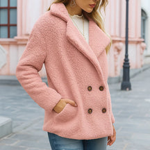 Compra 1 Chaqueta de Invierno Suelta y Linda con Botones y gana 1 bufanda exclusiva BlomLane™