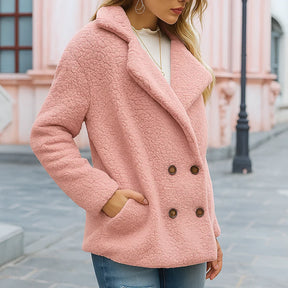 Compra 1 Chaqueta de Invierno Suelta y Linda con Botones y gana 1 bufanda exclusiva BlomLane™