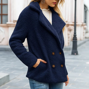 Compra 1 Chaqueta de Invierno Suelta y Linda con Botones y gana 1 bufanda exclusiva BlomLane™