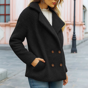 Compra 1 Chaqueta de Invierno Suelta y Linda con Botones y gana 1 bufanda exclusiva BlomLane™