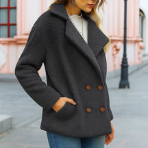 Compra 1 Chaqueta de Invierno Suelta y Linda con Botones y gana 1 bufanda exclusiva BlomLane™